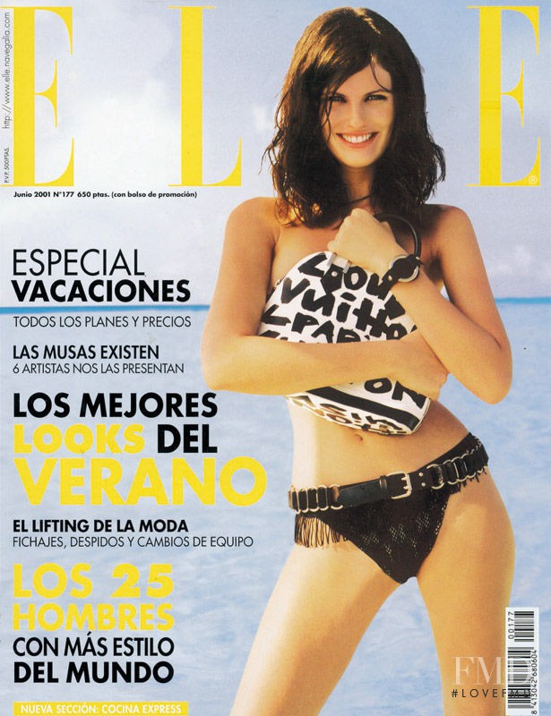 Adi Neumann featured on the Elle Spain cover from June 2001