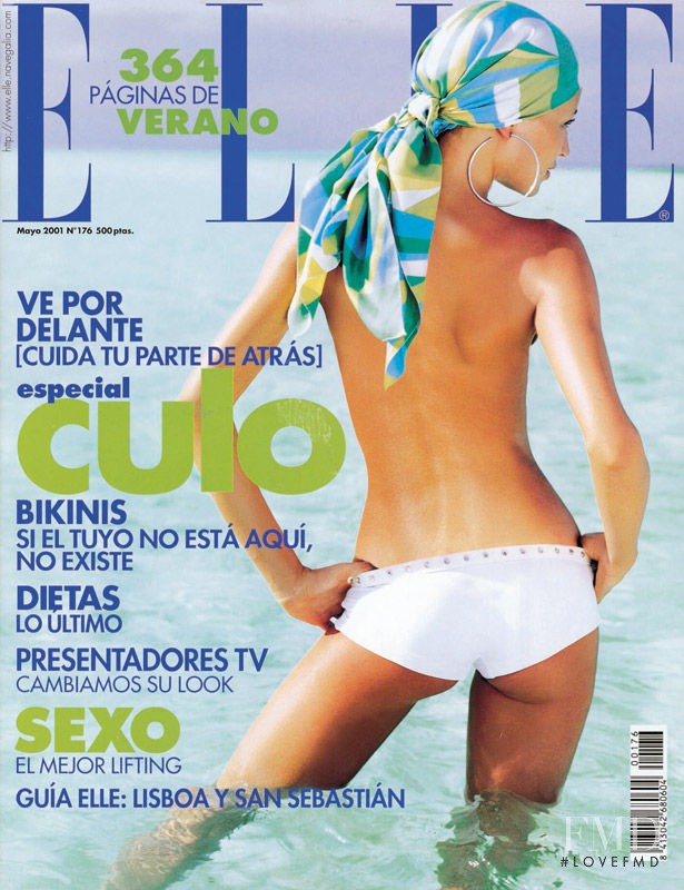Tatiana Zavialova featured on the Elle Spain cover from May 2001