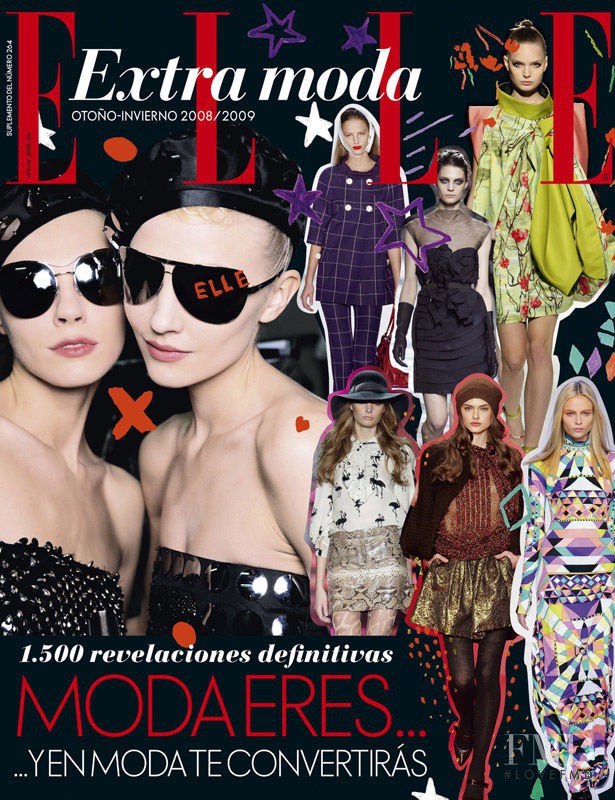  featured on the Elle Spain cover from September 2008