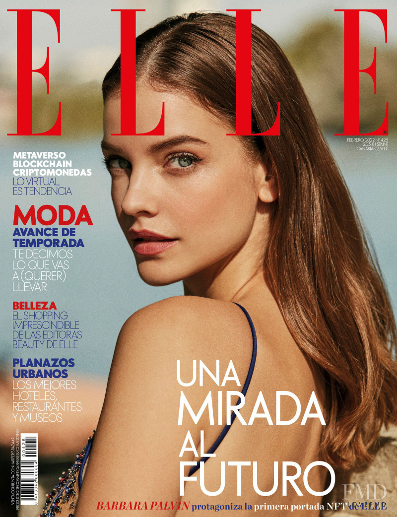 Barbara Palvin featured on the Elle Spain cover from February 2022