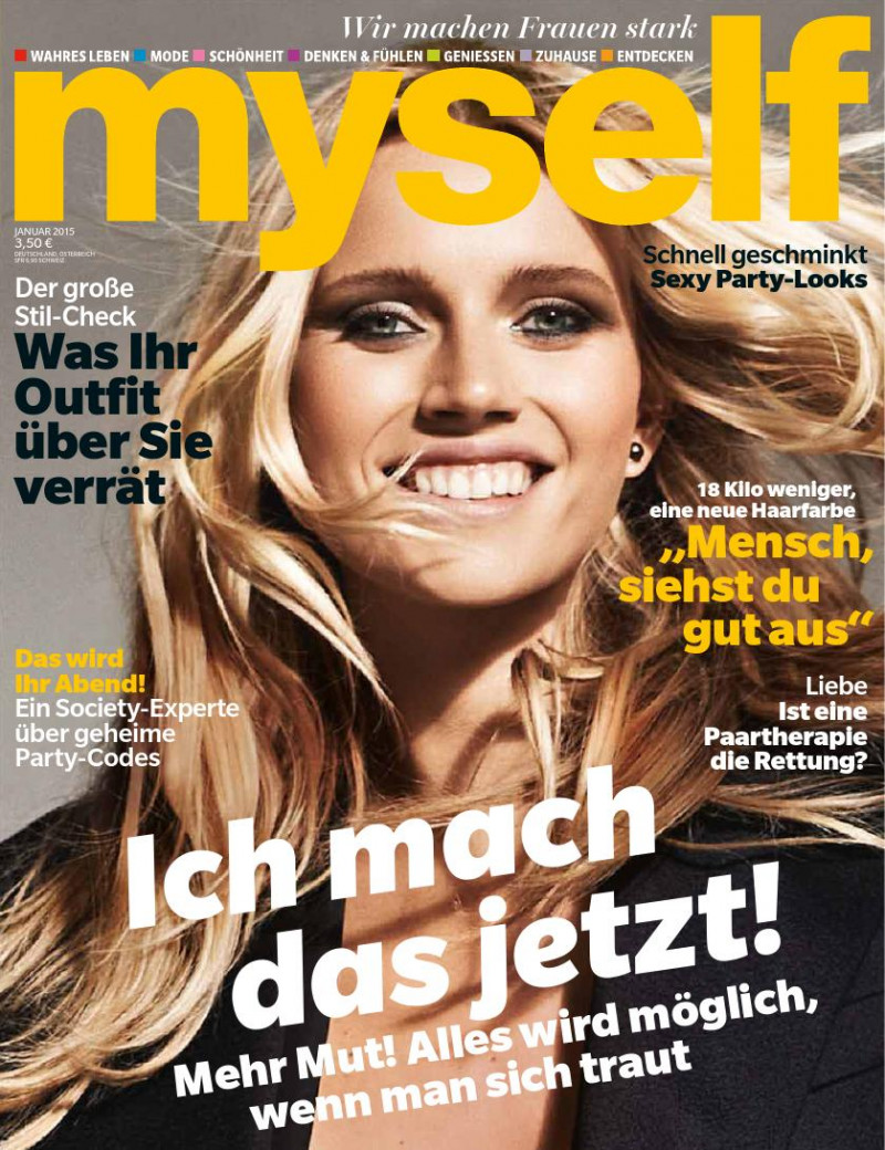 Cato van Ee featured on the Myself Germany cover from January 2015