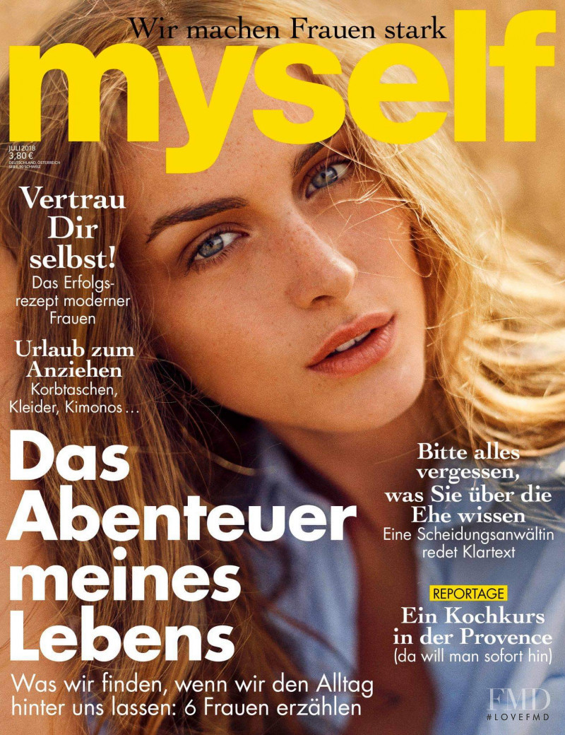  featured on the Myself Germany cover from July 2018