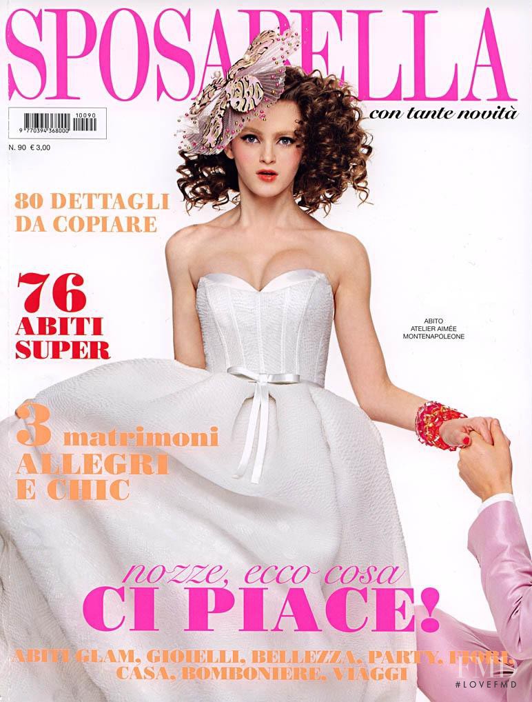 Olga Sannikova featured on the SPOSABELLA cover from April 2011