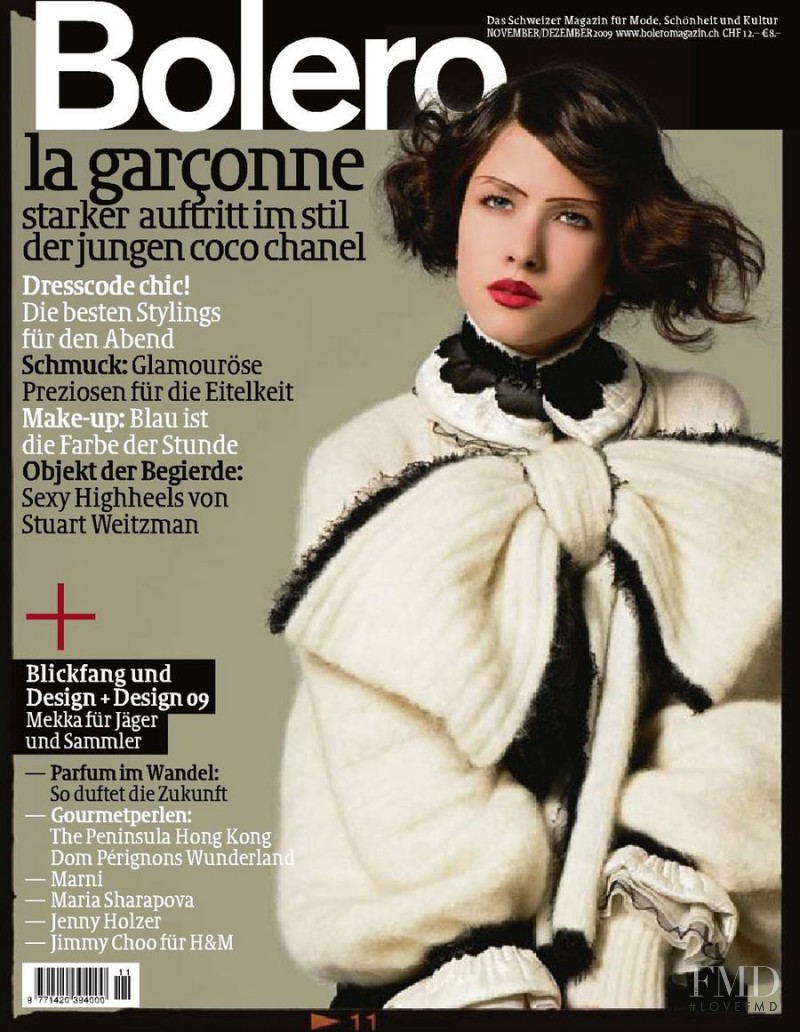  featured on the Bolero Magazin cover from November 2009