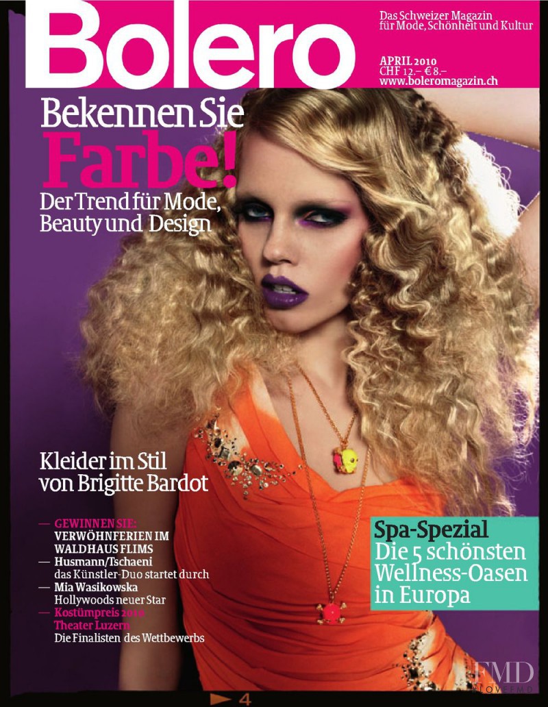  featured on the Bolero Magazin cover from April 2010