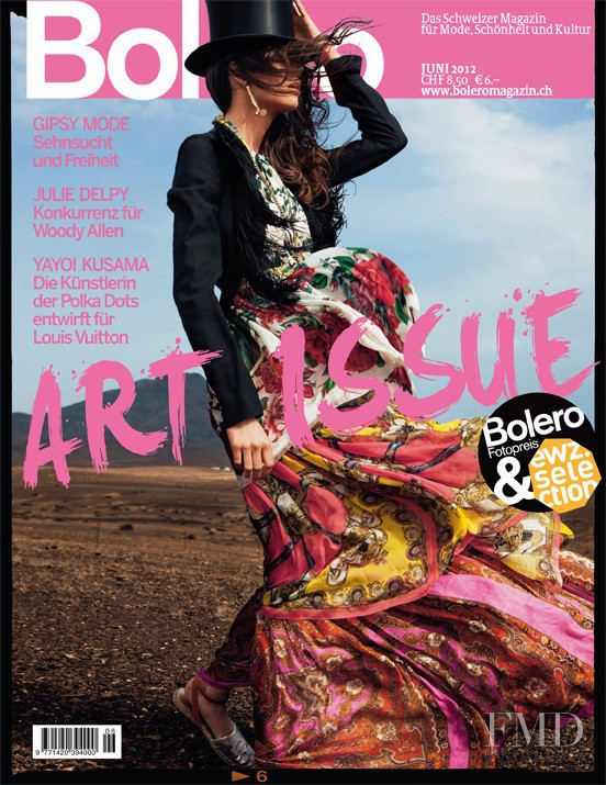 Yuliya Paul featured on the Bolero Magazin cover from June 2012