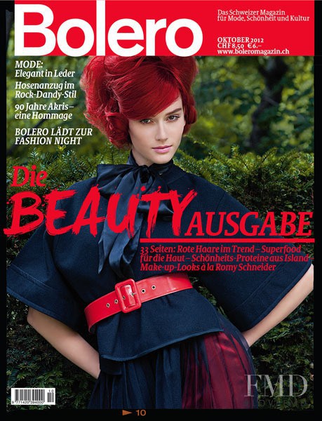  featured on the Bolero Magazin cover from October 2012
