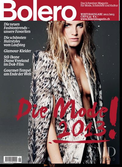 Maxime van der Heijden featured on the Bolero Magazin cover from January 2013