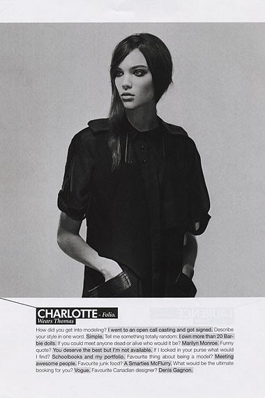 Photo of model Charlotte Cardin-Goyer - ID 403595