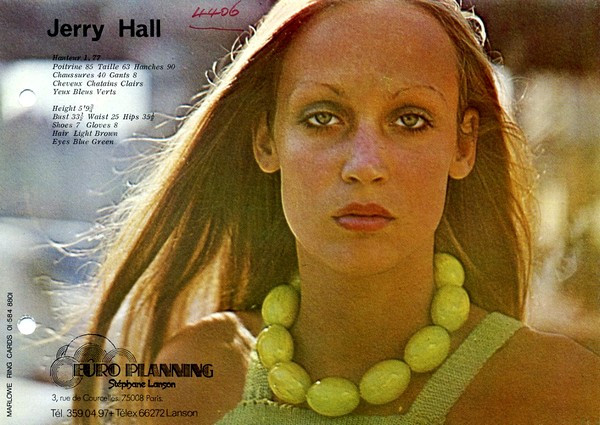 Photo of model Jerry Hall - ID 180265