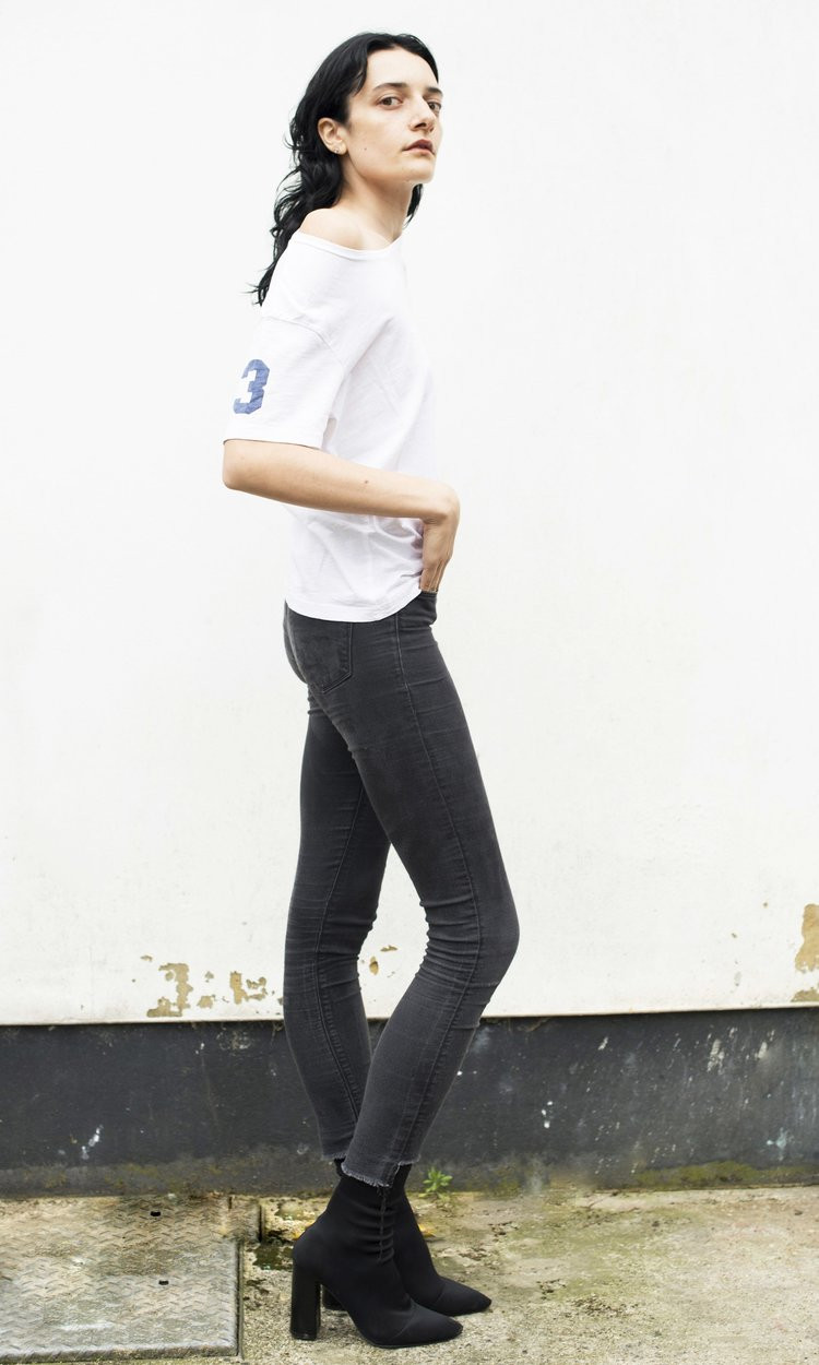 Fashion model Nina Granic and their looks