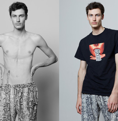 Fashion model Benjamin Migsch and their looks