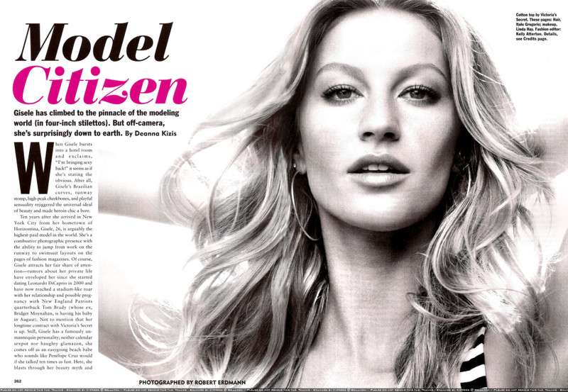 Photo of model Gisele Bundchen - ID 115594