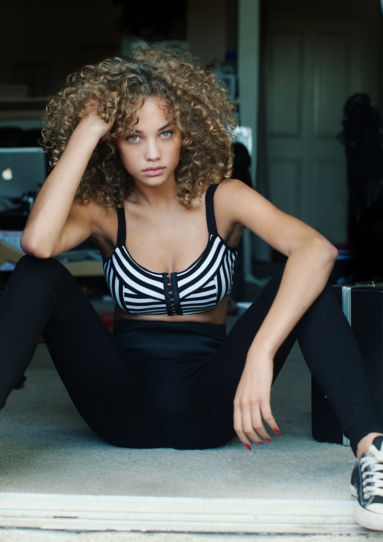 Photo of fashion model Stephanie Rose Bertram, Mbappe Girlfriend