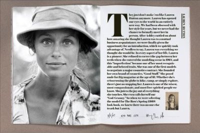 Photo of model Lauren Hutton - ID 189672