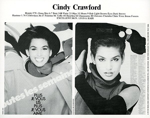 Photo of model Cindy Crawford - ID 178859