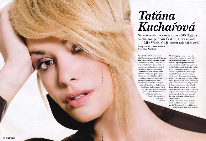 Photo of model Tatana Kucharova - ID 162475