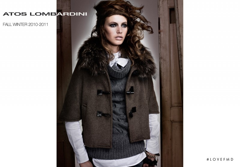 Mona Johannesson featured in  the Atos Lombardini advertisement for Autumn/Winter 2010