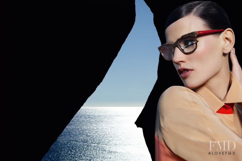 Saskia de Brauw featured in  the Fendi advertisement for Spring/Summer 2013