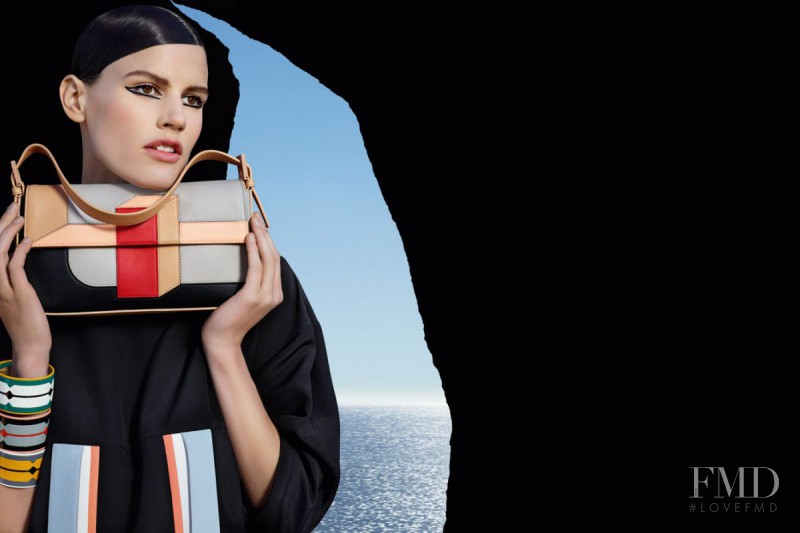 Saskia de Brauw featured in  the Fendi advertisement for Spring/Summer 2013