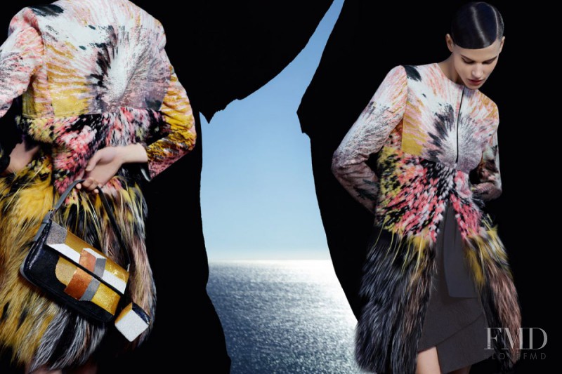 Saskia de Brauw featured in  the Fendi advertisement for Spring/Summer 2013