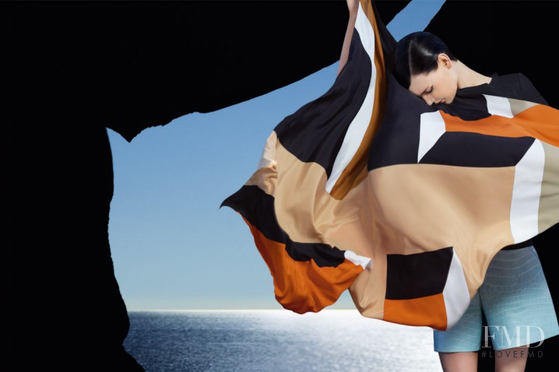 Saskia de Brauw featured in  the Fendi advertisement for Spring/Summer 2013