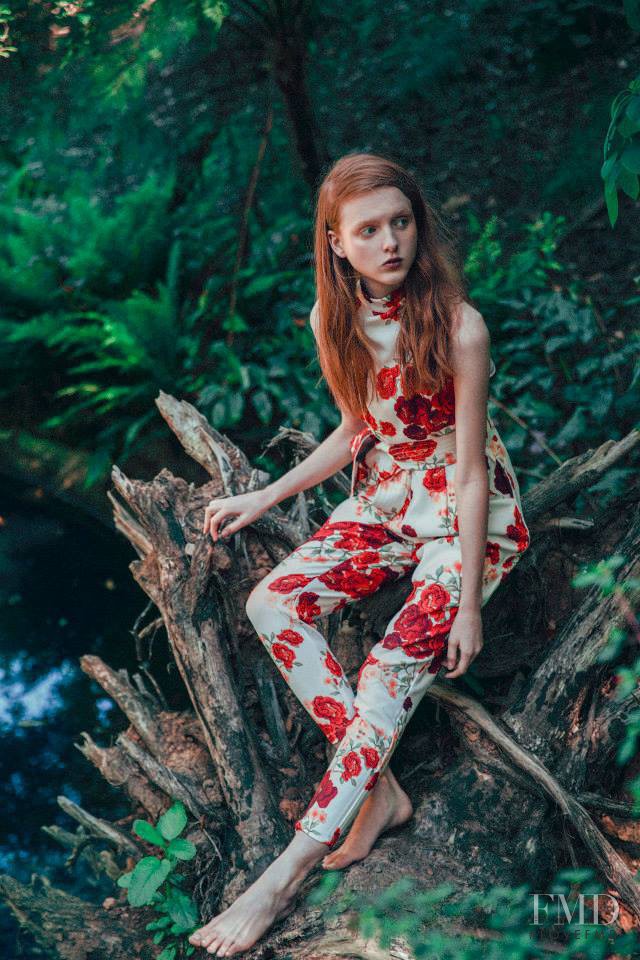 Madison Stubbington featured in  the BNKR The Wanderer catalogue for Spring/Summer 2015