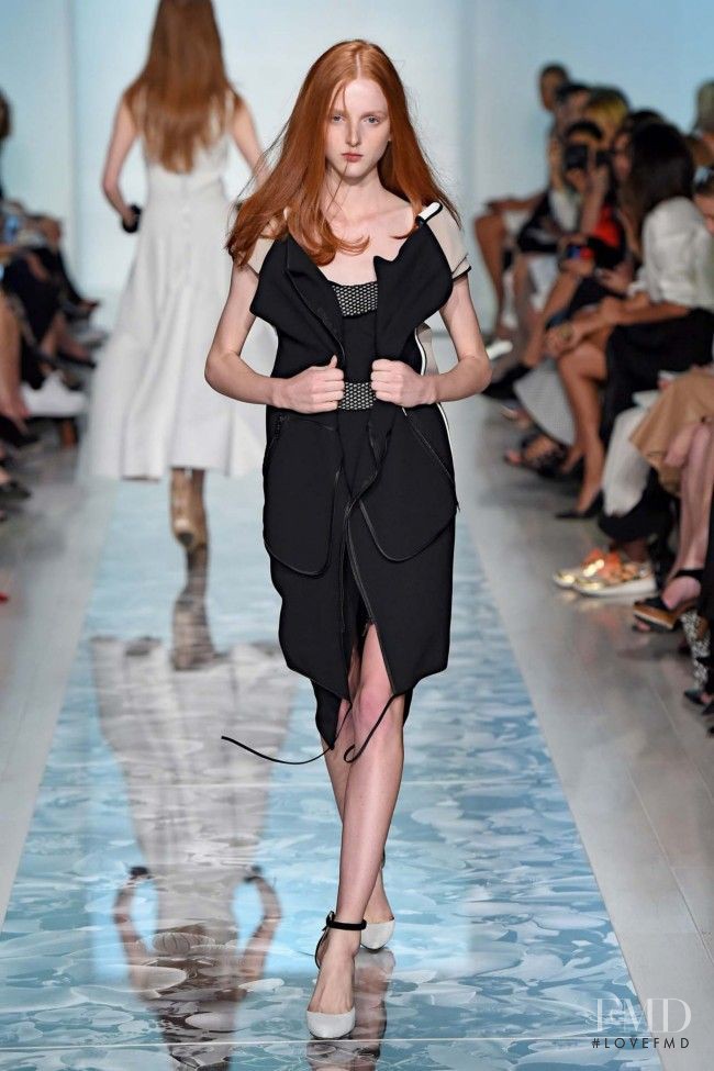 Madison Stubbington featured in  the Toni Maticevski fashion show for Spring/Summer 2014