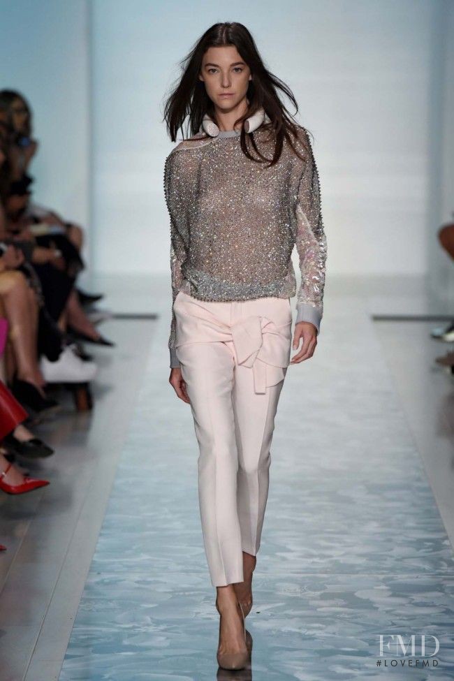 Stephanie Joy Field featured in  the Toni Maticevski fashion show for Spring/Summer 2014