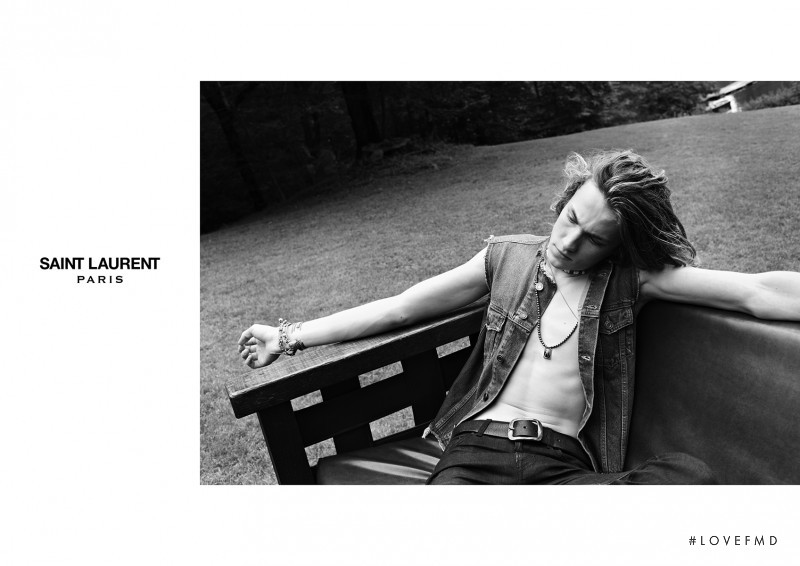 Saint Laurent Psych Rock Collection advertisement for Spring/Summer 2015