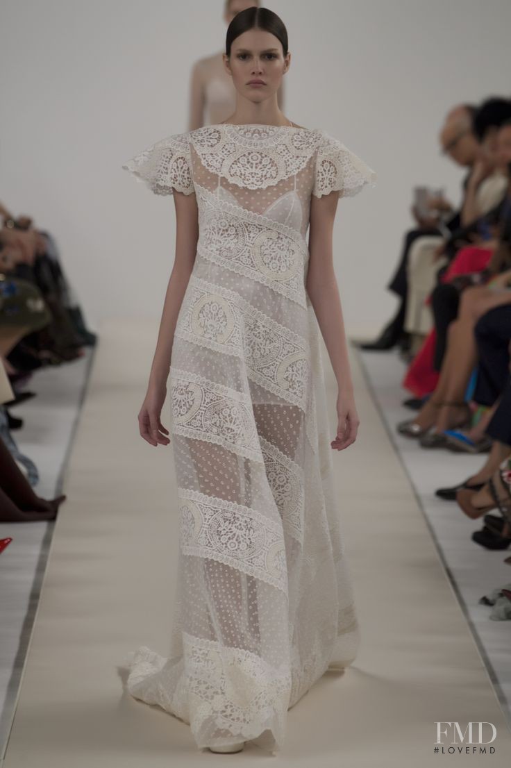 Vanessa Moody featured in  the Valentino Couture fashion show for Autumn/Winter 2014