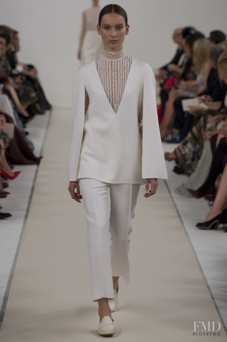 Julia Bergshoeff featured in  the Valentino Couture fashion show for Autumn/Winter 2014