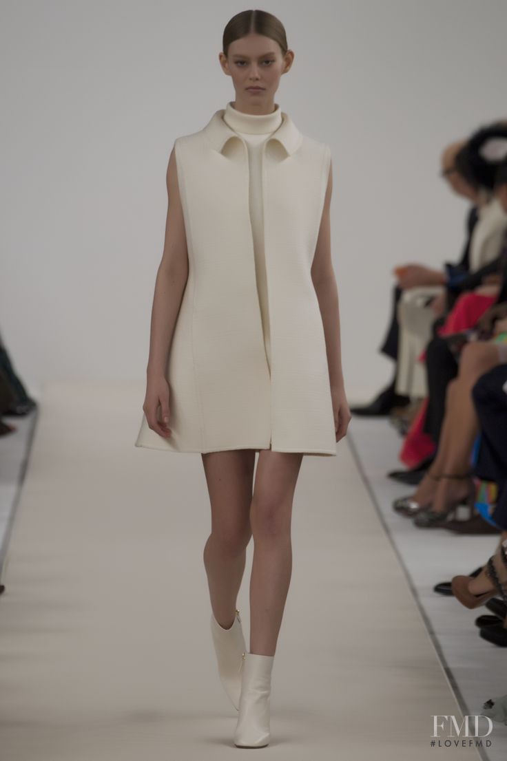 Ondria Hardin featured in  the Valentino Couture fashion show for Autumn/Winter 2014