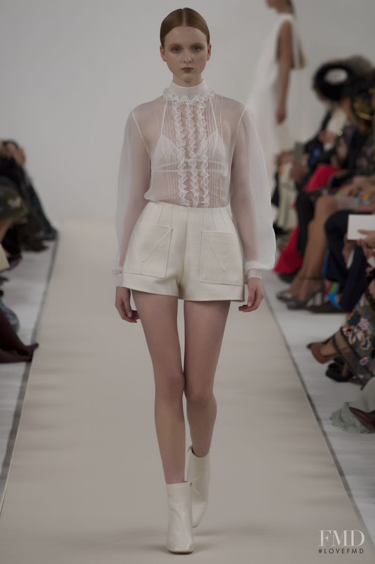 Madison Stubbington featured in  the Valentino Couture fashion show for Autumn/Winter 2014