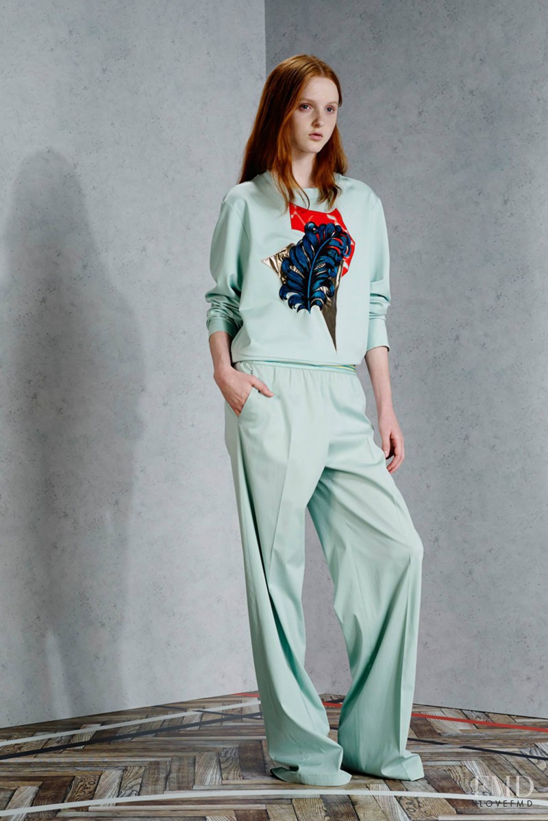Madison Stubbington featured in  the Viktor & Rolf fashion show for Resort 2015
