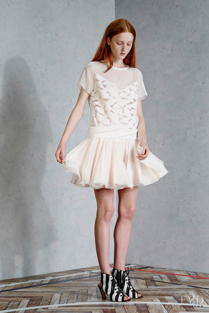 Madison Stubbington featured in  the Viktor & Rolf fashion show for Resort 2015