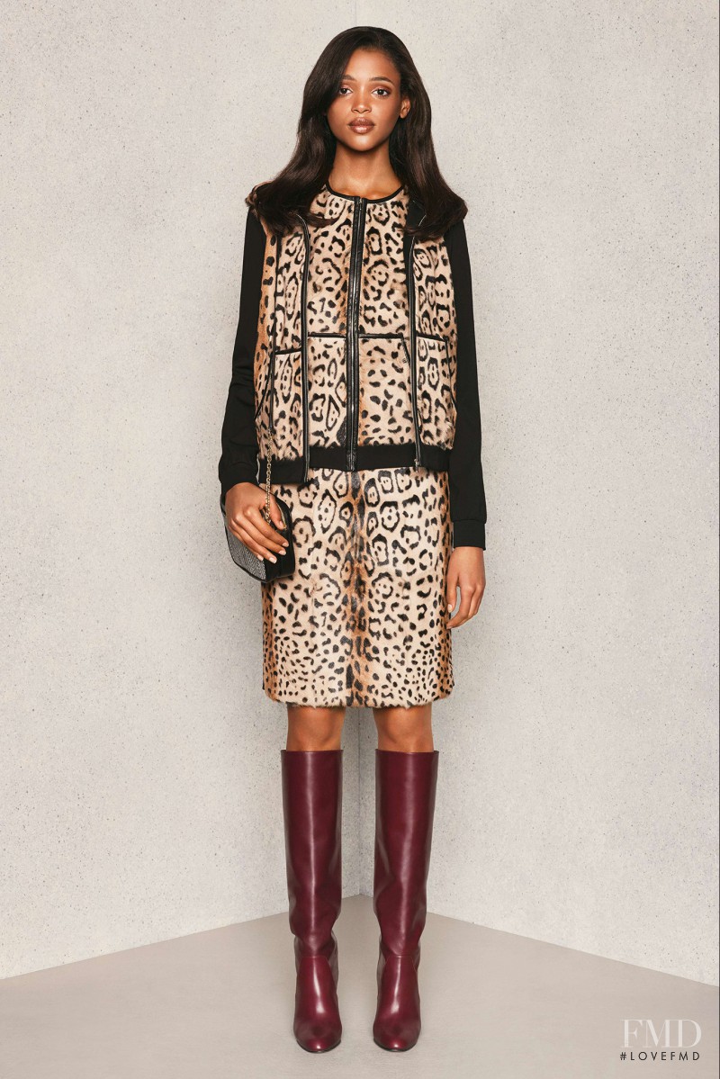 Aya Jones featured in  the Diane Von Furstenberg lookbook for Pre-Fall 2015