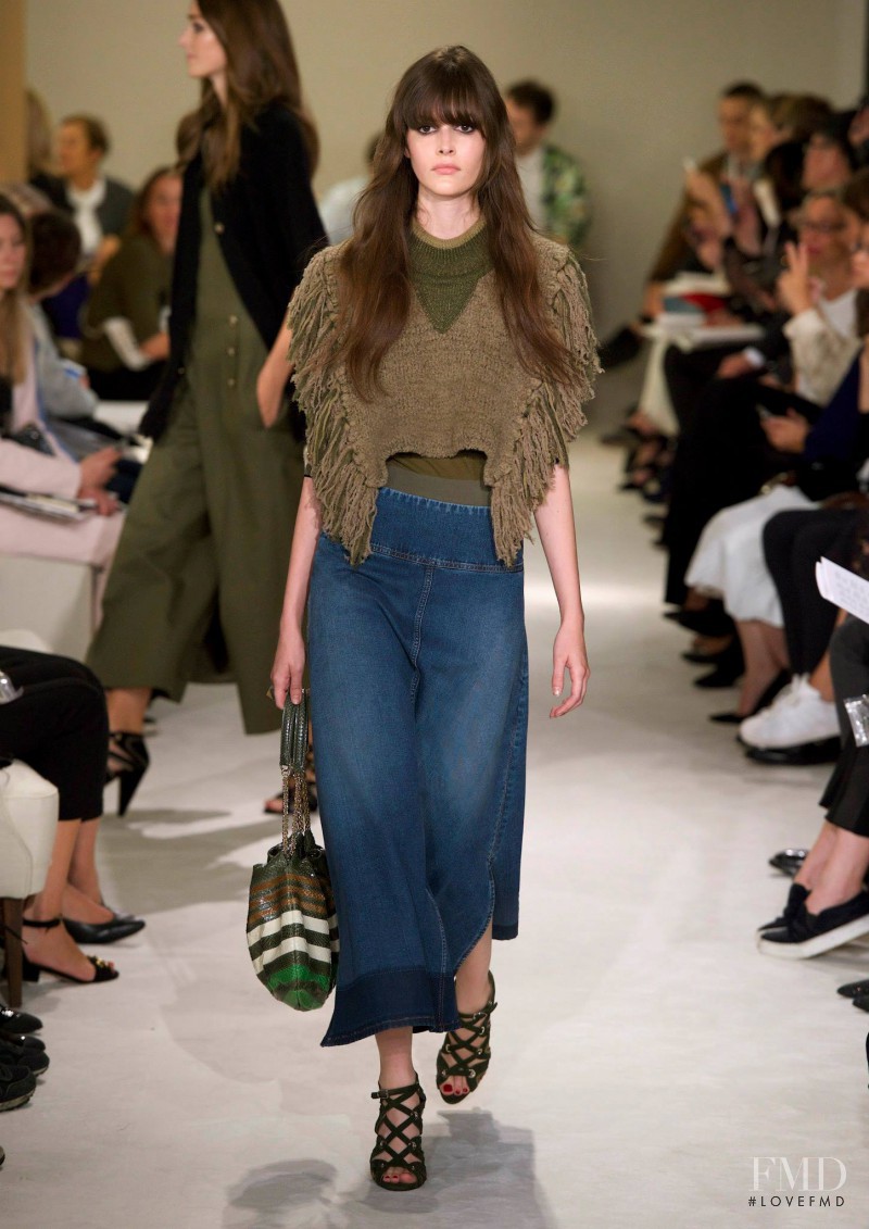 Vanessa Moody featured in  the Sonia Rykiel fashion show for Spring/Summer 2015