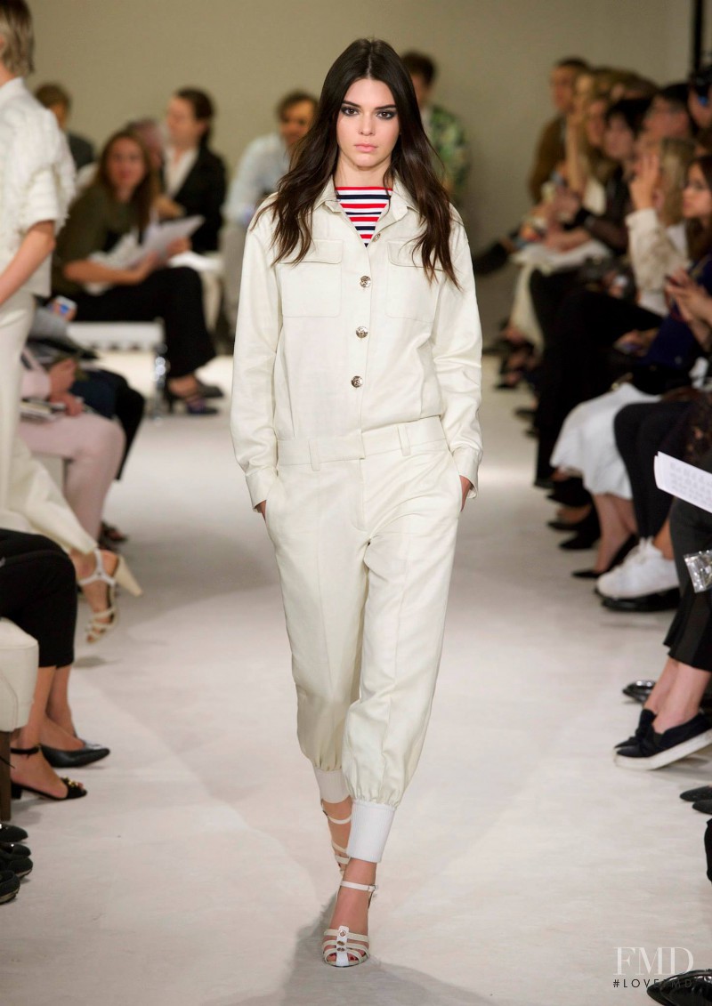 Kendall Jenner featured in  the Sonia Rykiel fashion show for Spring/Summer 2015