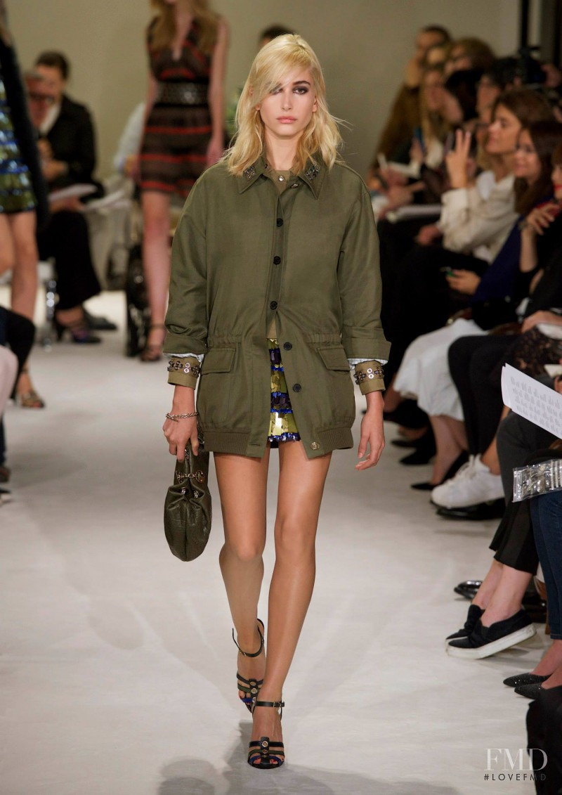 Hailey Baldwin Bieber featured in  the Sonia Rykiel fashion show for Spring/Summer 2015