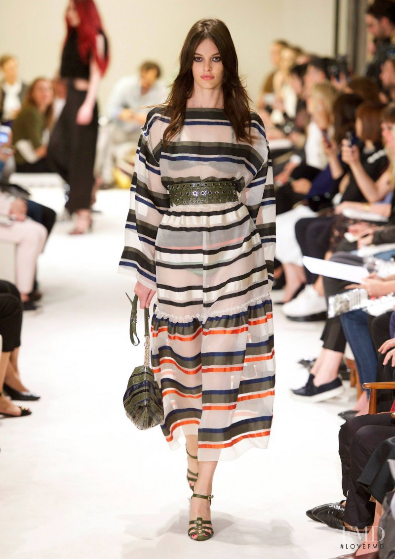 Amanda Murphy featured in  the Sonia Rykiel fashion show for Spring/Summer 2015