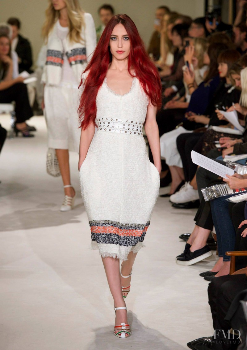 Lizzy Jagger featured in  the Sonia Rykiel fashion show for Spring/Summer 2015