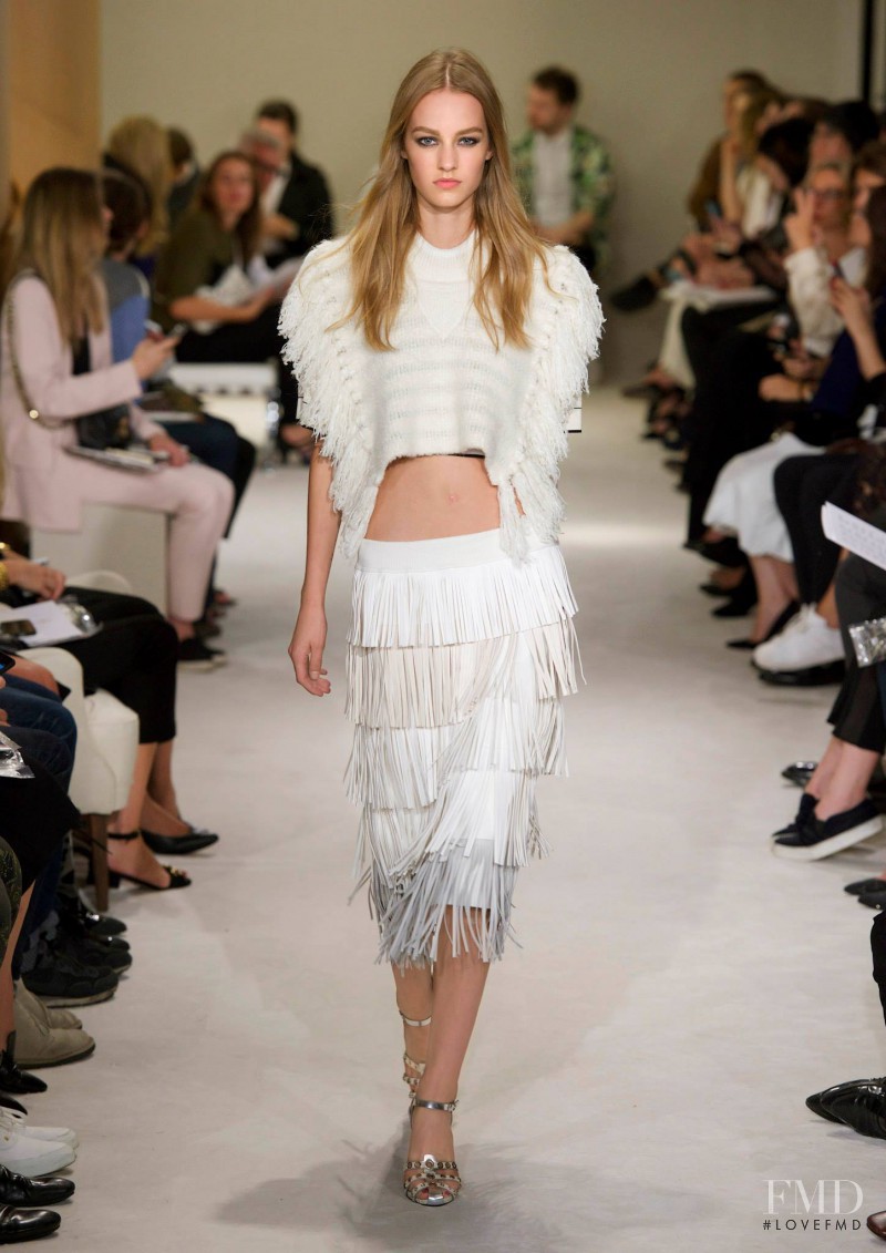 Maartje Verhoef featured in  the Sonia Rykiel fashion show for Spring/Summer 2015