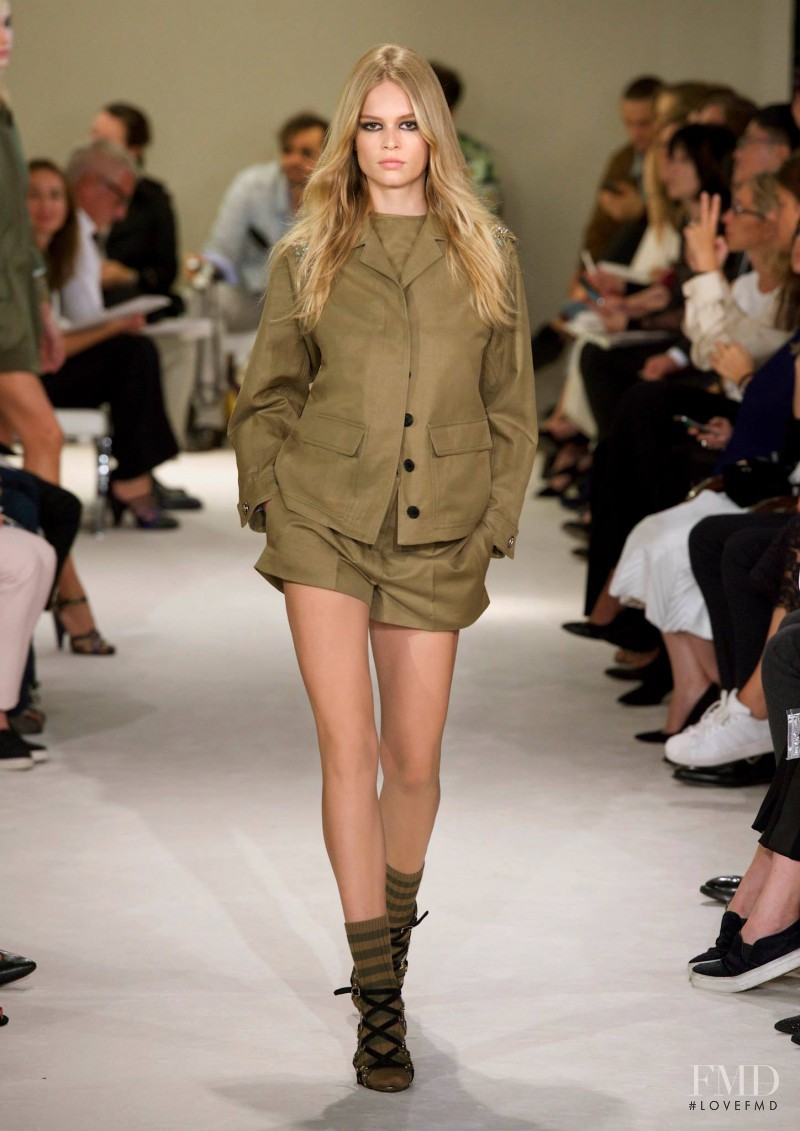Anna Ewers featured in  the Sonia Rykiel fashion show for Spring/Summer 2015