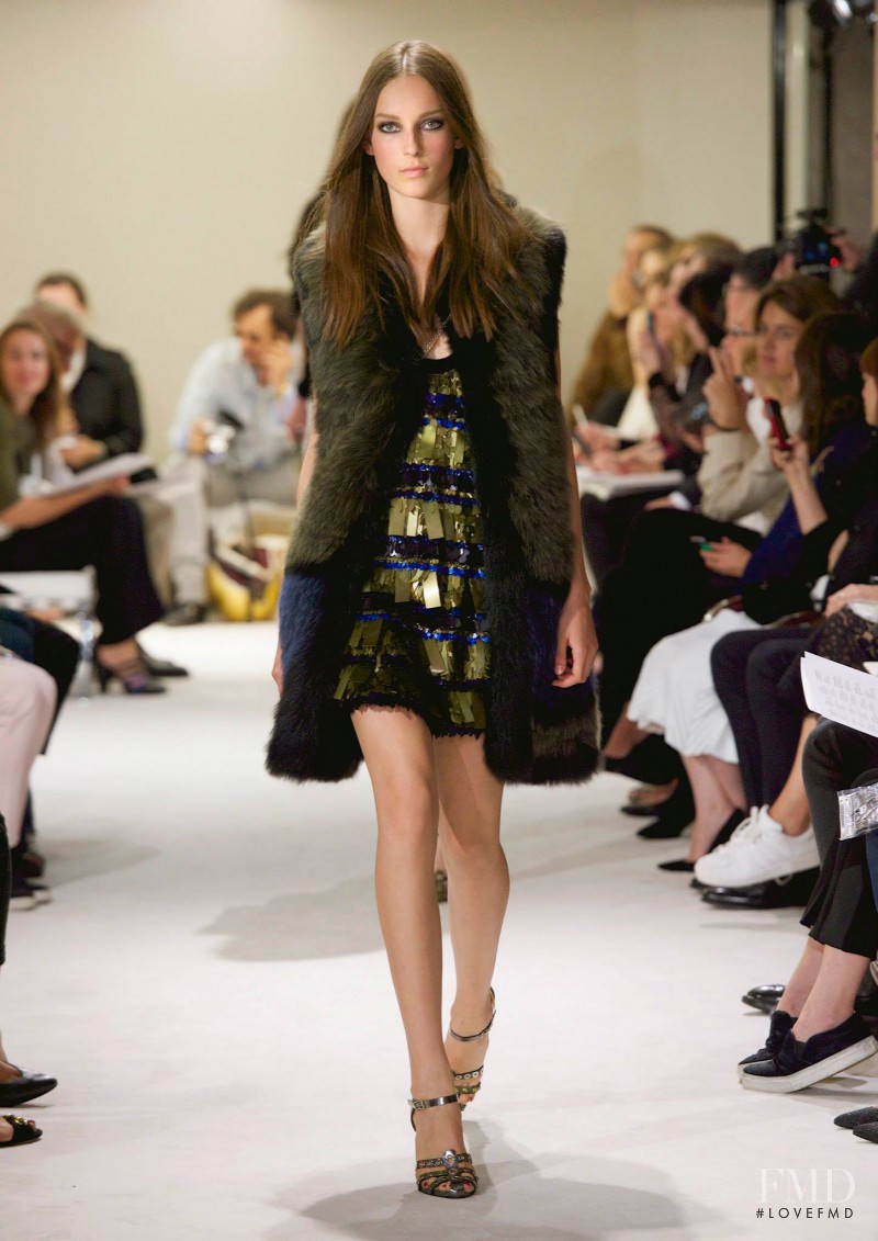 Julia Bergshoeff featured in  the Sonia Rykiel fashion show for Spring/Summer 2015