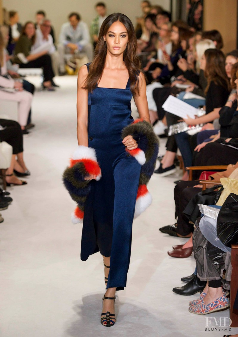 Joan Smalls featured in  the Sonia Rykiel fashion show for Spring/Summer 2015