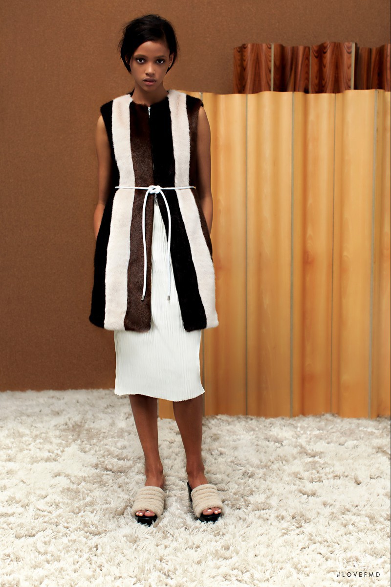 Aya Jones featured in  the EDUN lookbook for Pre-Fall 2015