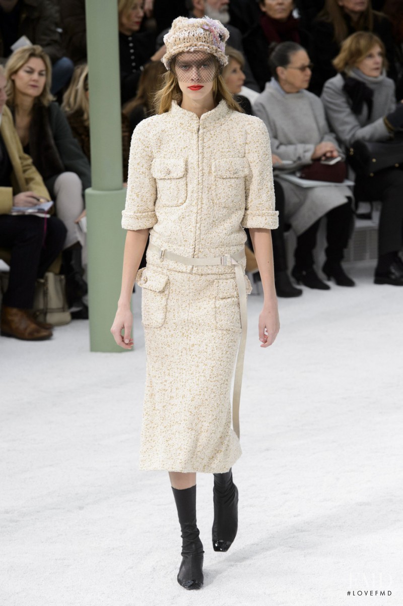 Lexi Boling featured in  the Chanel Haute Couture fashion show for Spring/Summer 2015