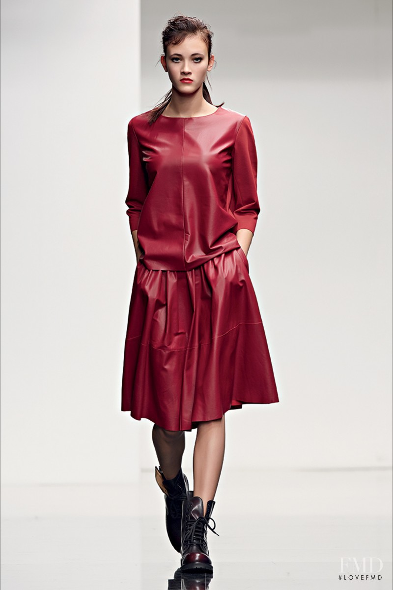 Greta Varlese featured in  the Liviana Conti fashion show for Pre-Fall 2015