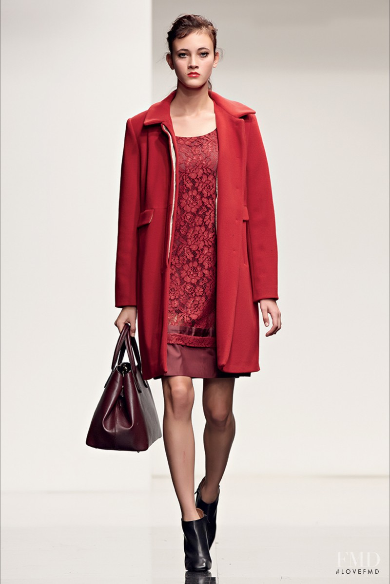 Greta Varlese featured in  the Liviana Conti fashion show for Pre-Fall 2015